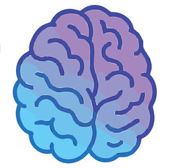 Abstract brain illustration