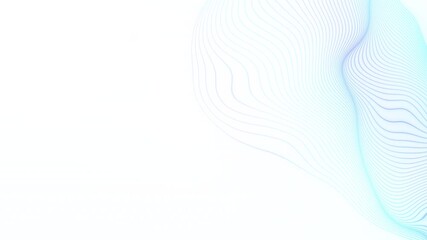 Minimal pastel blue purple wave abstract background with soft gradient. Seamless loop - Powered by Adobe