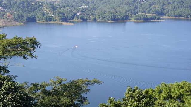 Umiam Lake also called Bara Pani in Meghalaya.