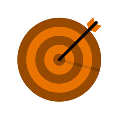 Darts Game Icon. Vector Illustration