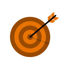 Darts Game Icon. Vector Illustration