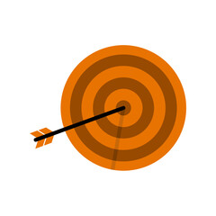 Darts Game Icon. Vector Illustration