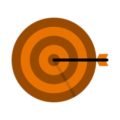 Darts Game Icon. Vector Illustration
