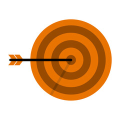 Darts Game Icon. Vector Illustration