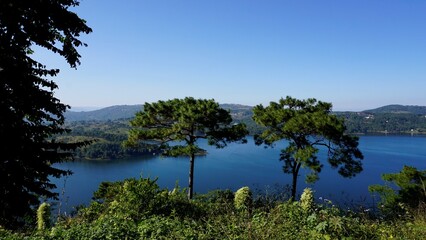 Umiam Lake also called Bara Pani in Meghalaya.