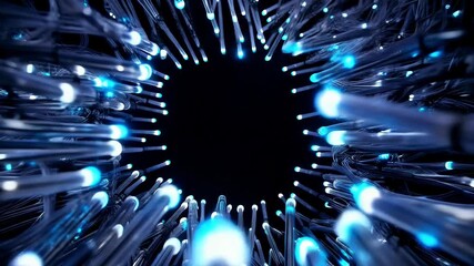 Optical fiber light trails background technology high speed data transmission abstract network copy space motion design future internet - Powered by Adobe
