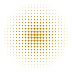 Modern Gold Halftone Effect