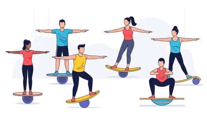 woman doing fitness exercise