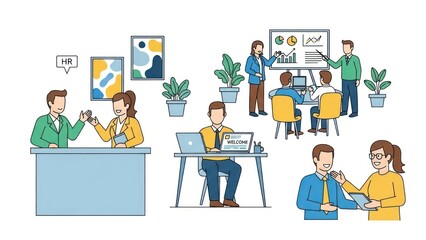 group of business people