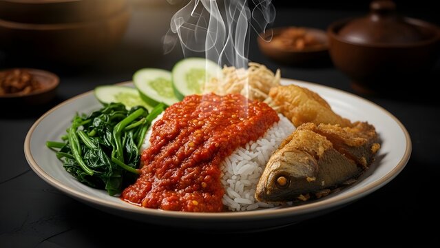 Spicy Sensation: The Essence of Nasi Tempong"