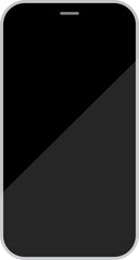 Smartphone mobile phone web icon vector in flat style