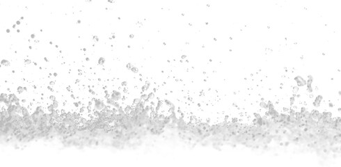 Fresh Carbonated Water Bubbles Floating PNG Cutout