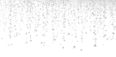 Obraz premium Underwater Fizzy Air Bubbles Realistic PNG