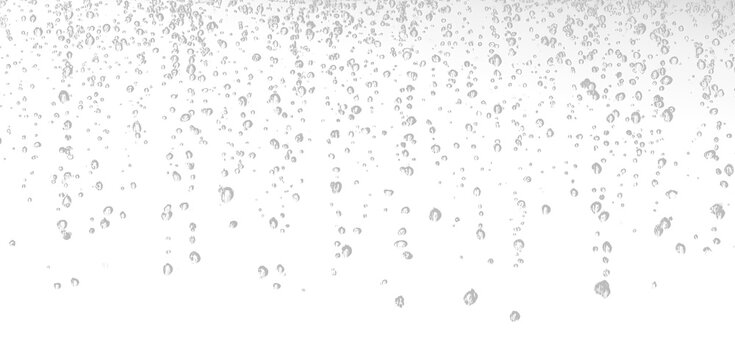 Underwater Fizzy Air Bubbles Realistic PNG