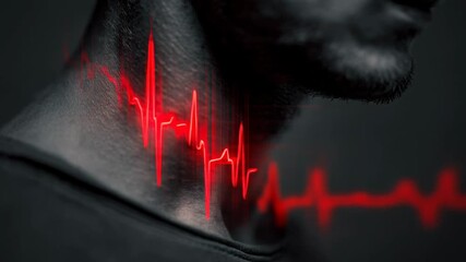 Businessman watching stock market graph at sunset concept. Future market analysis visualization over urban skyline during golden sunset. - Powered by Adobe