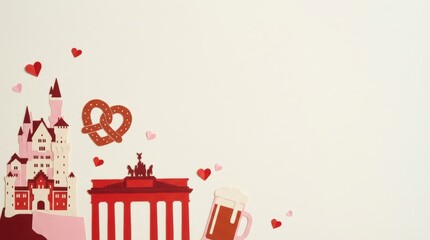 Celebrating love and culture in berlin a heartfelt exploration of iconic landmarks german cuisine and festive traditions in a charming artistic setting