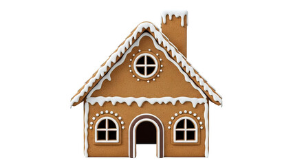 Gingerbread House with White Icing