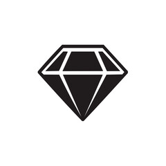 Shiny Diamond Gem Jewel Cut Gemstone Jewelry Decoration Design Icon
