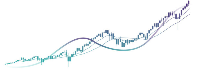 Transparente - Wachstum von Aktieninvestitionen -Handelsanalyse und Finanzchart