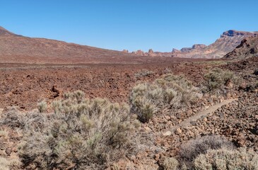 Roques de Garc&iacute;a dans le parc national du Teide sur les &icirc;les Canaries en Espagne