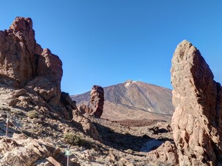 Roques de Garc&iacute;a dans le parc national du Teide sur les &icirc;les Canaries en Espagne