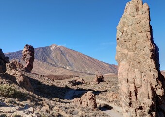Roques de Garc&iacute;a dans le parc national du Teide sur les &icirc;les Canaries en Espagne