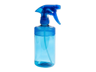 Blue spray bottle isolated on transparent background isolated on transparent background