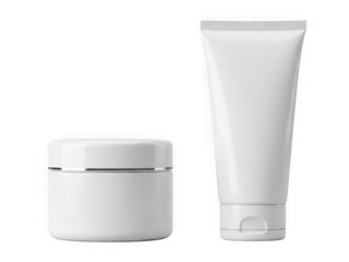 Cosmetic containers isolated on transparent background isolated on transparent background