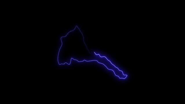 Purple silhouette of a28 road sign