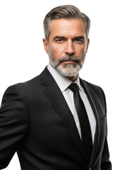 Professional businessman portrait isolated on transparent background isolated on transparent background