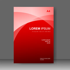 Fototapeta premium Book cover abstract modern design. Annual report. Brochure template, catalog. Simple Flyer promotion. magazine. Vector illustration