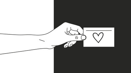 A businessman hand holding a pen to draw a business presentation sketch on blank paper for a design concept