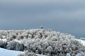 Aussichtsturm Auf Dem Schauinsland Hinter