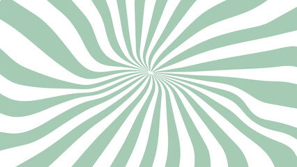 Mesmerizing green radial striped pattern