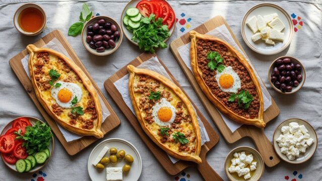 A delicious gourmet plate of fresh traditional Russian salad with cheese and vegetables is served as a healthy lunch dish on a white restaurant table