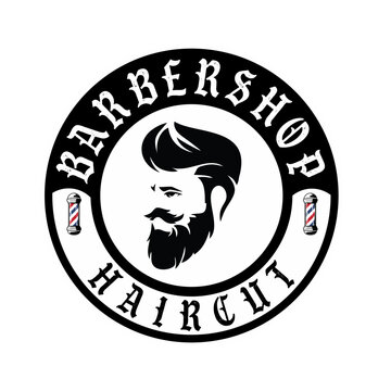 barbershop logo vintage.eps