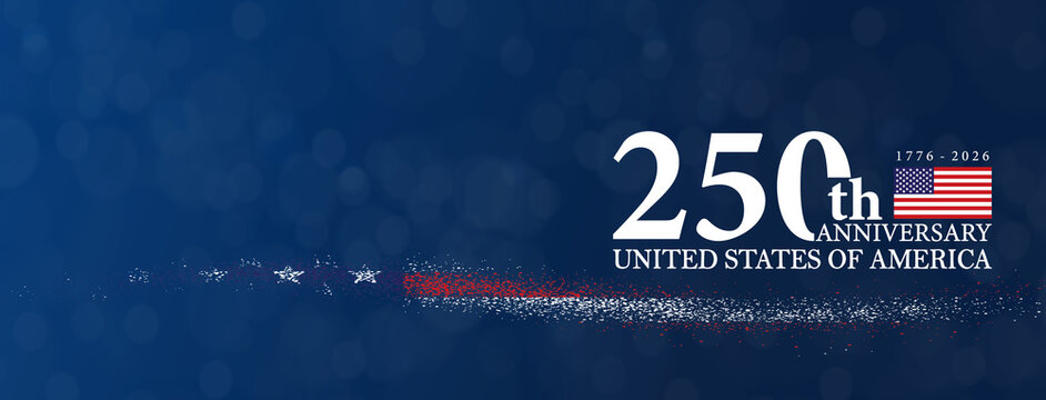 250th anniversary USA Background Logo