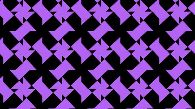 Colorful checkerboard pattern background loop, abstract geometric squares moving 4K.