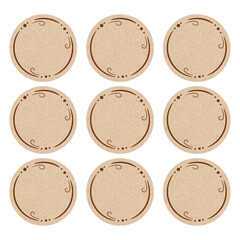 Gift Tags with Minimal Floral Illustration