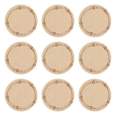 Gift Tags with Minimal Floral Illustration