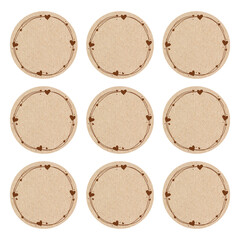 Gift Tags with Minimal Floral Illustration