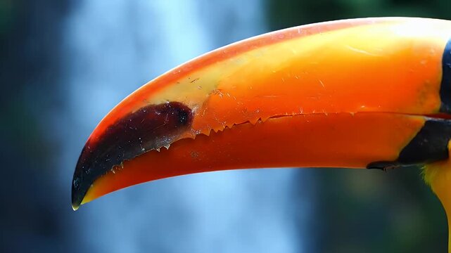 Extreme Macro Shot Reveals Toucan Beak Secrets