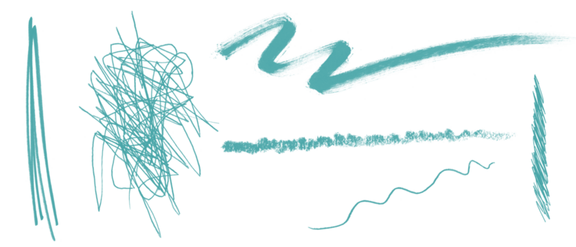 Brush arrow png file blue green arrow illustration - Powered by Adobe