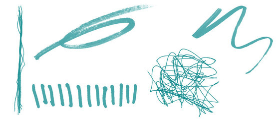 Brush arrow png file with artistic design elements