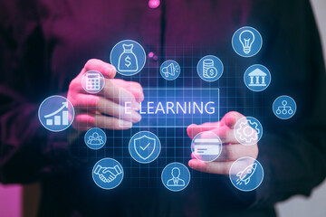 Digital learning tools and technology for education in an online environment for students and teachers