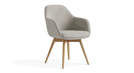 Modern upholstered chair on a plain white background, furniture design