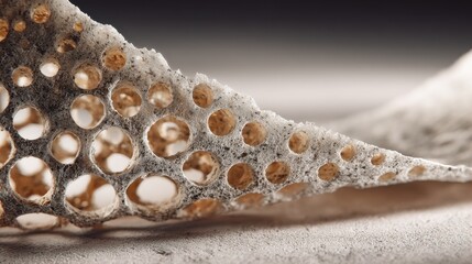 Medium shot featuring decayresistant biodegradable components used in spacecraft construction emphasizing environmental benefits and durability in space