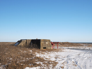 トイトッキ浜野生植物群落にあるトーチカ