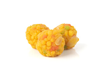 Ladoo, laddu or bundi laddoo is Indian sweet Diwali food. This is boondi ladoo balls