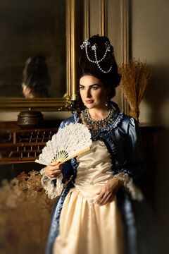 Queen Marie Antoinette in castle